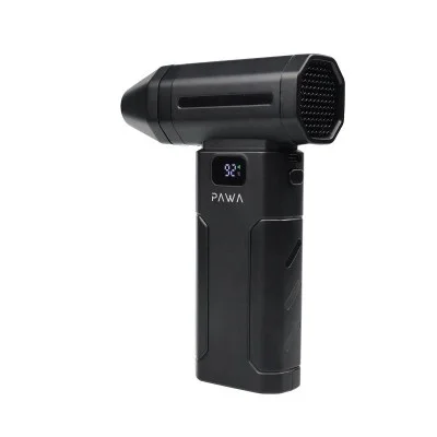 Pawa Turbo Fan Blower with LED Light - Black